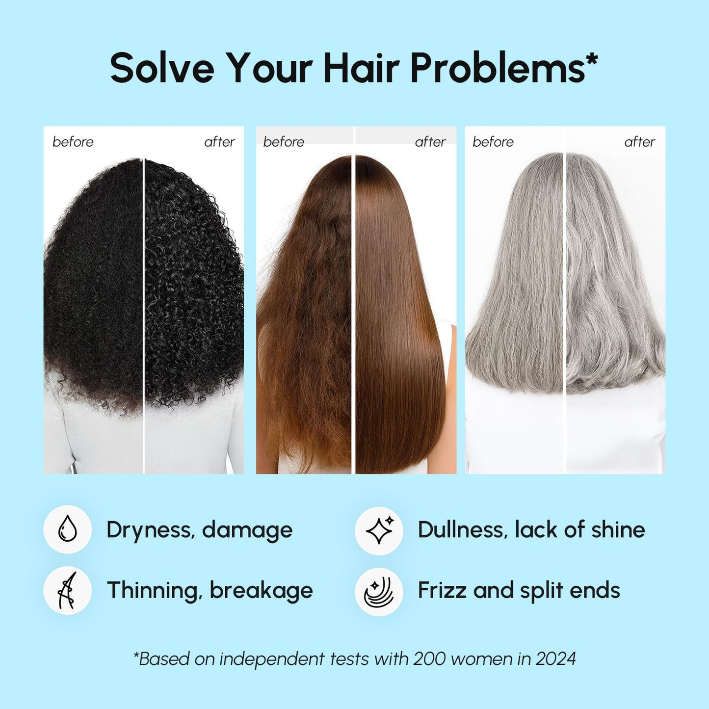 MAREE Deep Conditioning Hair Mask for Damaged, Dry, Curly Hair – Keratin Repair, Hydrating, Growth & Color Refresh Treatment