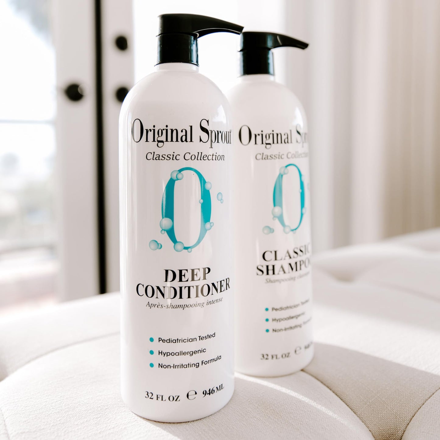 Original Sprout Deep Conditioner for All Hair Types, Vegan Conditioner, 32 oz. Bottle