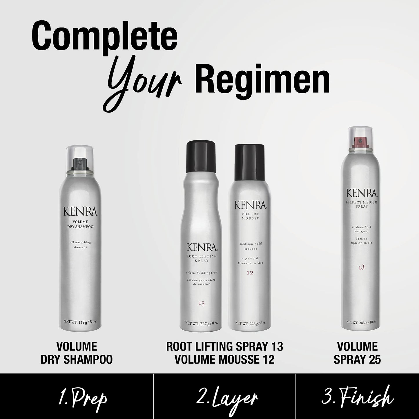 Kenra Professional Volume Dry Shampoo – Translucent, Oil-Absorbing Spray for All Hair Types – Adds Volume, Refreshes Roots & Removes Impurities, 5 oz