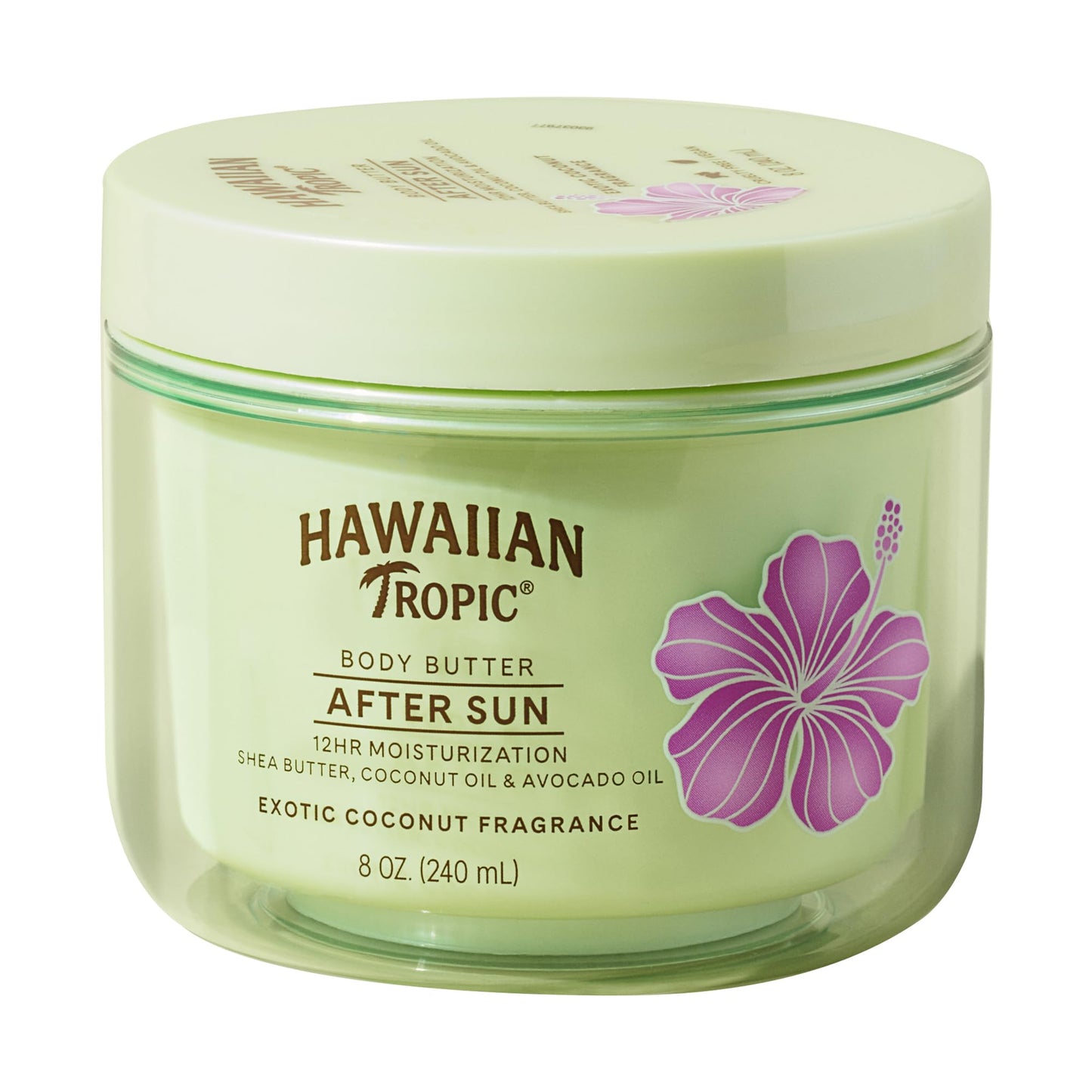 Hawaiian Tropic After Sun Body Butter with Coconut Oil 8oz – Hydrating After Sun Lotion & Tan Extender, Beach & Summer Essentials