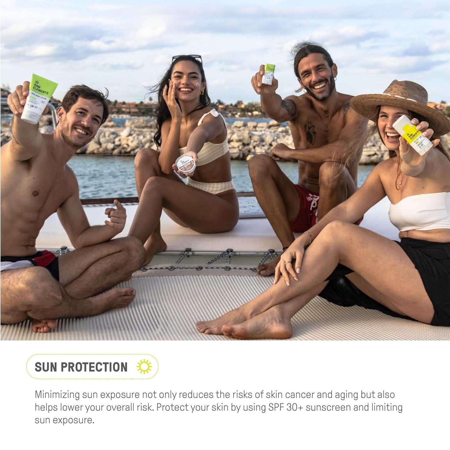 Raw Elements Organic Pink Lip Shimmer Zinc Oxide SPF 30+, 0.15 oz (Pack of 3)