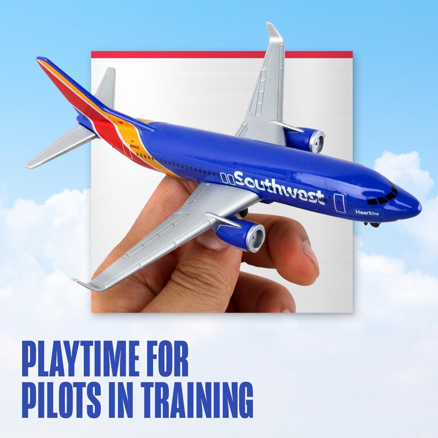 Daron Toy Airplane – Southwest Airlines – Die-Cast Metal Model Airplane Toy with Plastic Parts for Kids Ages 3+