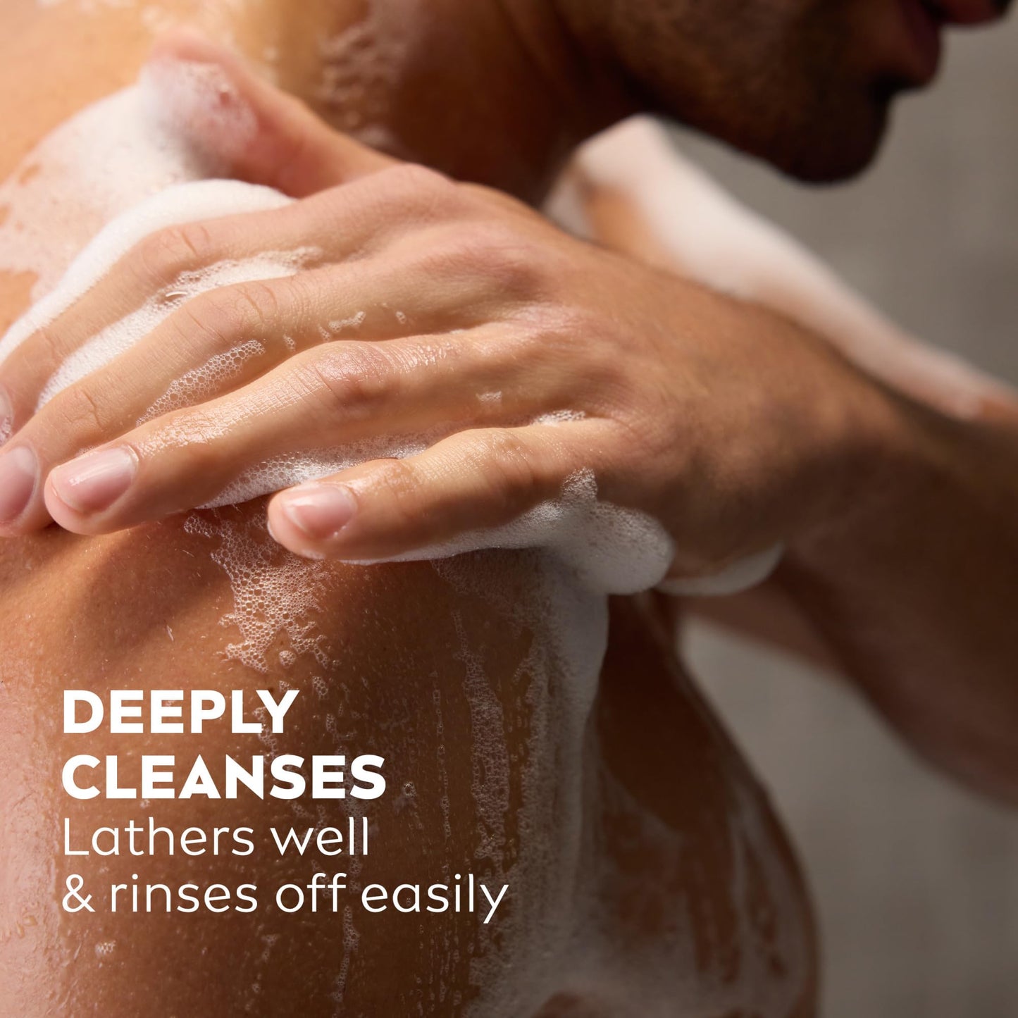 NIVEA Men Active Clean 3-in-1 Charcoal Body Wash for Face, Hair & Body, 16.9 Fl Oz, Deep Cleansing for Normal to Oily Skin – Pack of 3