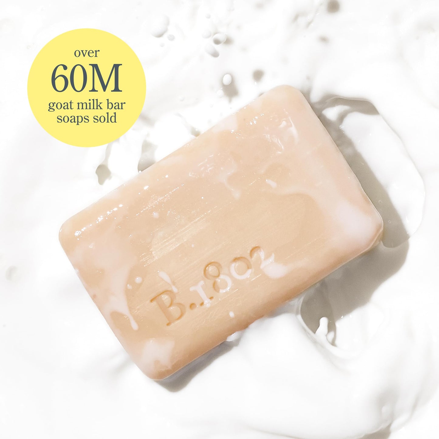 Beekman 1802 Goat Milk Soap Bar 9oz – Moisturizing & Exfoliating with Botanical Oils & Shea Butter, Nourishing, Cruelty-Free Skincare
