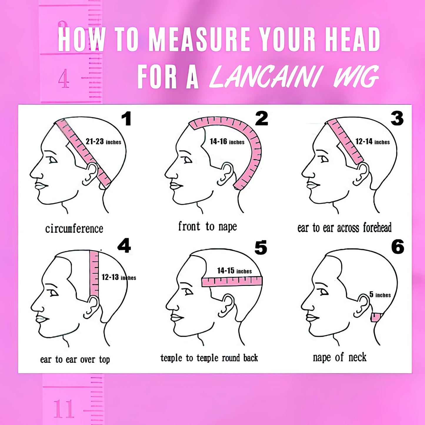 LANCAINI Pastel Pink Bob Wig with Bangs for Women – Wavy Shoulder-Length Synthetic Cosplay Wig, Soft Loose Waves, Colorful Costume Hair