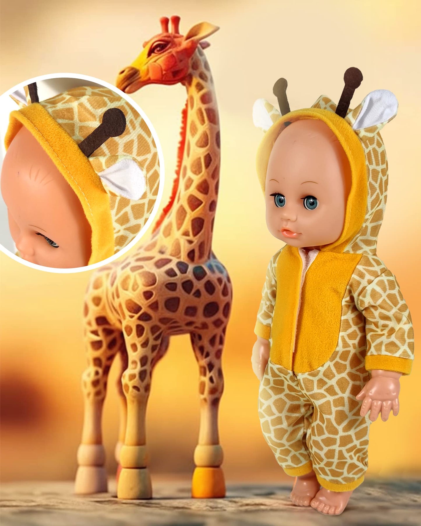 Doll Clothes,12 inch Baby Doll Clothes[6 Sets Animal Styling ] for 10/ 11 /12 inch Baby Dolls