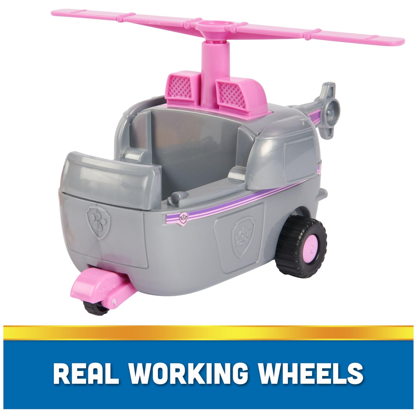 Paw Patrol, Skye’s Helicopter, Toy Vehicle with Collectible Action Figure, Sustainably Minded Kids Toys for Boys & Girls Ages 3 and Up