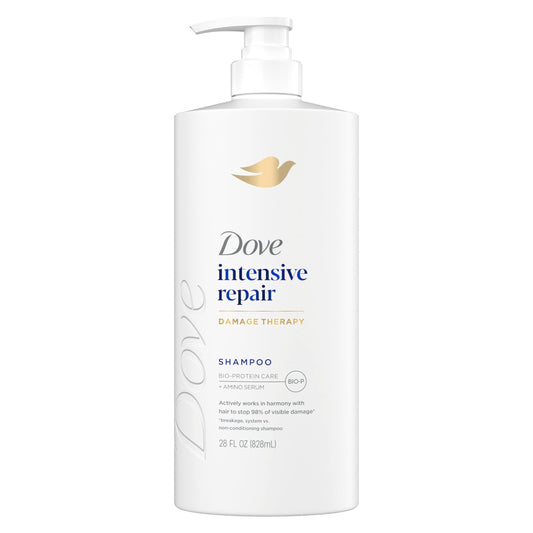 Dove Shampoo Intensive Repair for Damaged Hair with Bio-Protein Care Technology and Amino Serum 28 Fl Oz