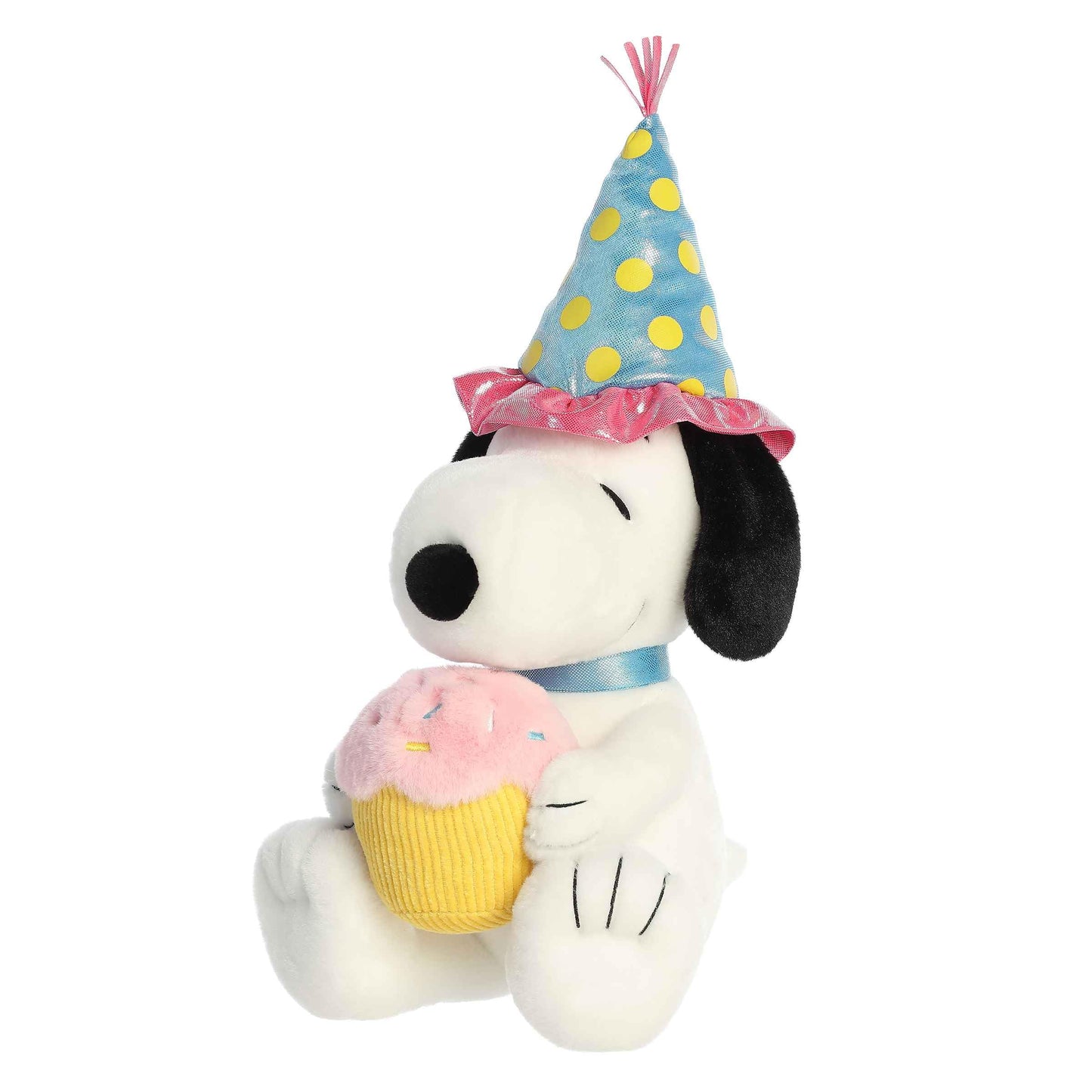 Aurora® Peanuts® Birthday Snoopy™ Plush – 12" Officially Licensed Stuffed Animal, Nostalgic Gift for Fans & Birthday Celebrations