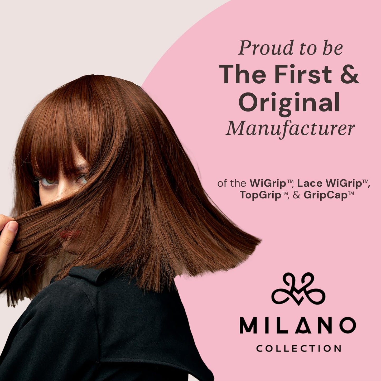 MILANO COLLECTION Premium Lace Wig Grip Band for Women – Adjustable, Reinforced Velvet Headband for Secure, Glueless Wig Hold, Nude