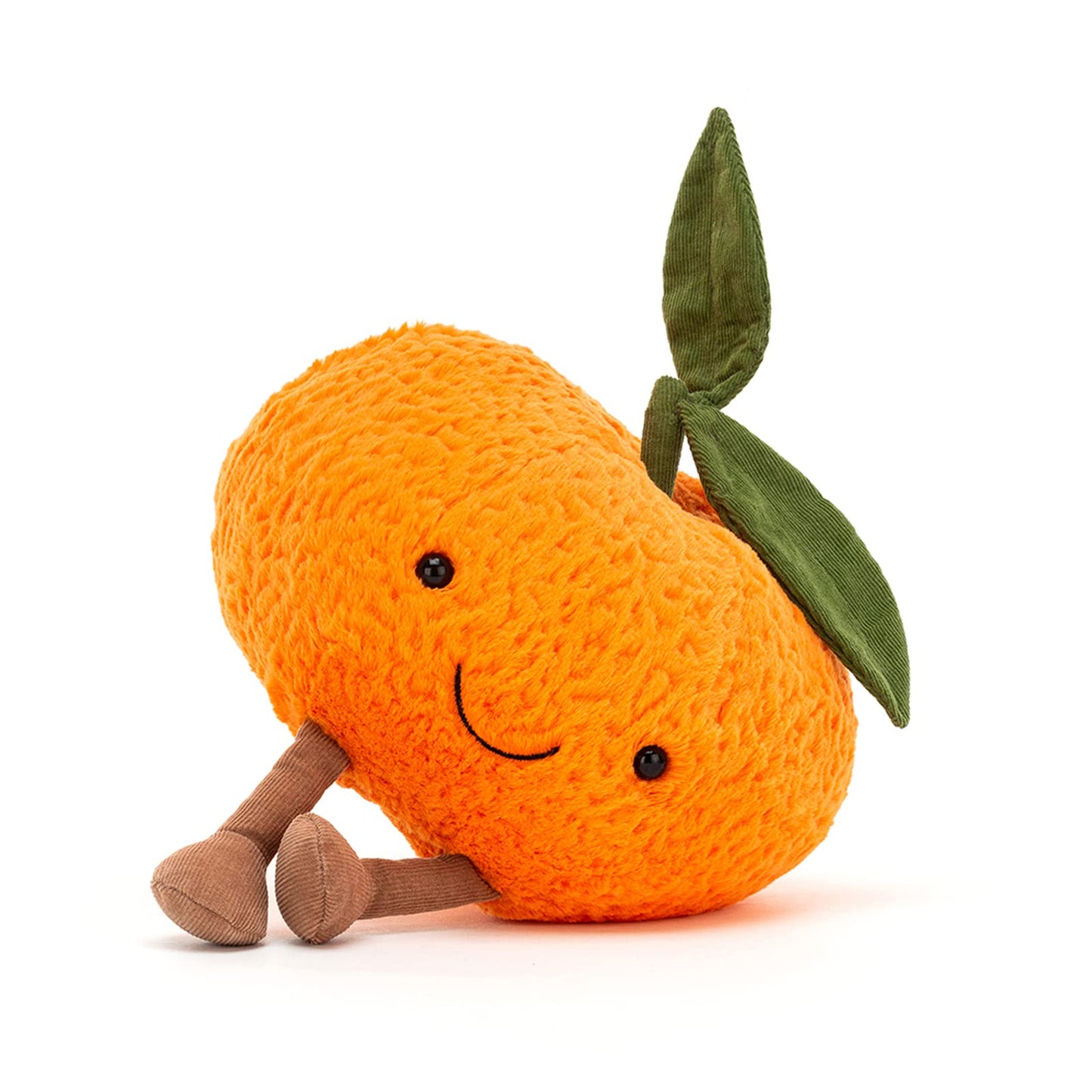 Jellycat Amuseables Clementine Stuffed Toy, Small 5 inches - Fruit Plush - Fun Gift Idea