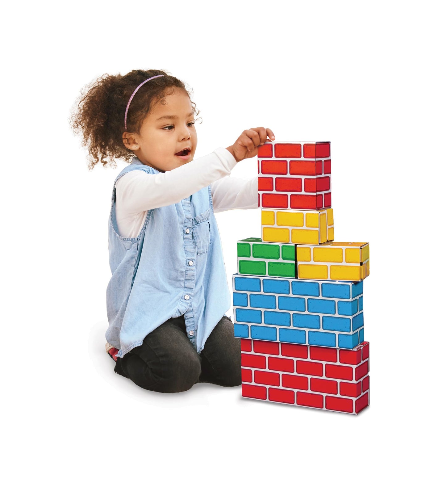 Teacher Created Resources Easy-Stack Cardboard Blocks 24 Piece Set (TCR11531)