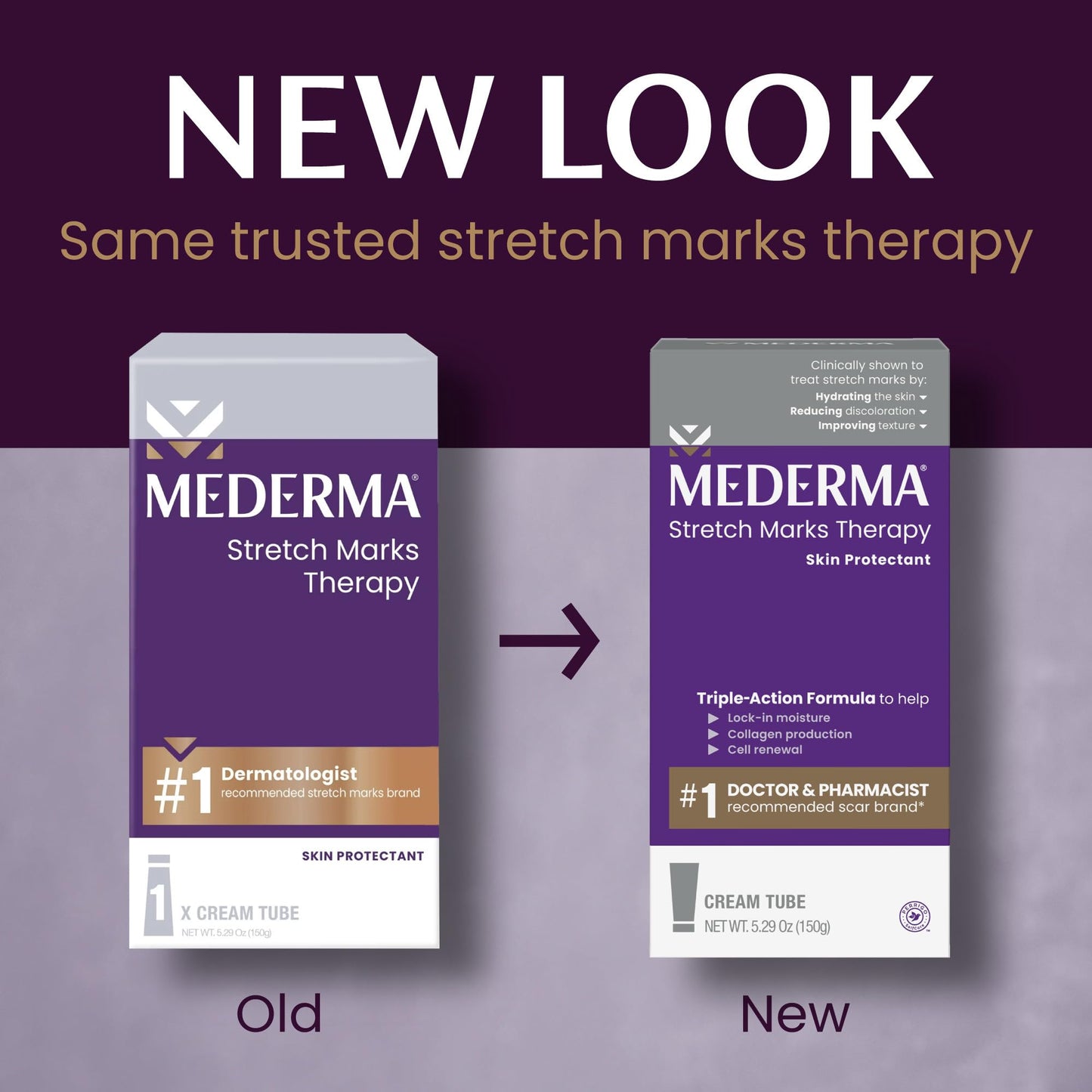 Mederma Stretch Marks Therapy - Prevents & Treats Stretch Marks, Safe for Pregnancy & Breastfeeding, Hydrates & Nourishes Skin, 5.29 oz (150g)