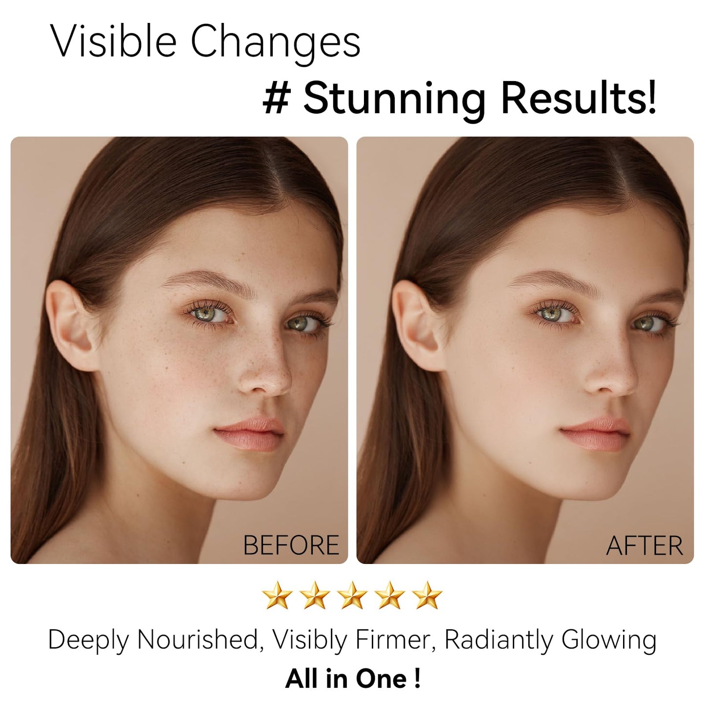 Retinol Face & Neck Moisturizer with Collagen & Hyaluronic Acid – Firming, Tightening, Anti-Wrinkle Cream for Men & Women, 1.7 oz