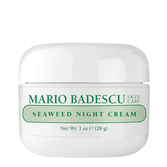 Mario Badescu Seaweed Night Cream for Women – Oil-Free Anti-Aging Moisturizer with Collagen & Hyaluronic Acid, 1 Fl Oz