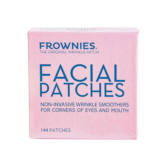 Frownies Anti-Wrinkle Facial Patches for Eyes & Mouth, Hypoallergenic, Smooth Crow’s Feet & Smile Lines Overnight, 144 Patches
