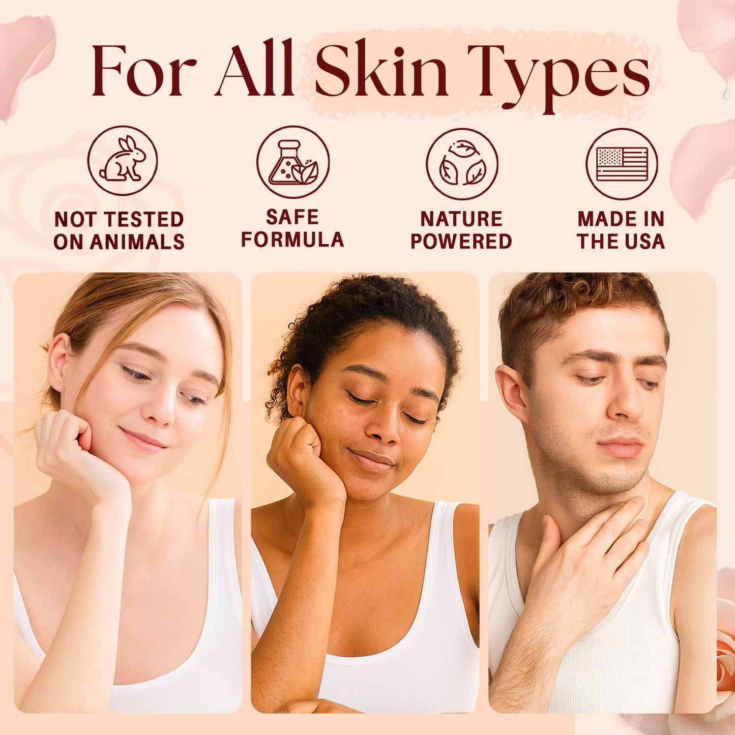 MYSTÉRE BEAUTÉ Himalayan Salt Body Scrub 12oz with Collagen & Stem Cells – Exfoliating, Moisturizing, Fights Cellulite, Acne, Wrinkles