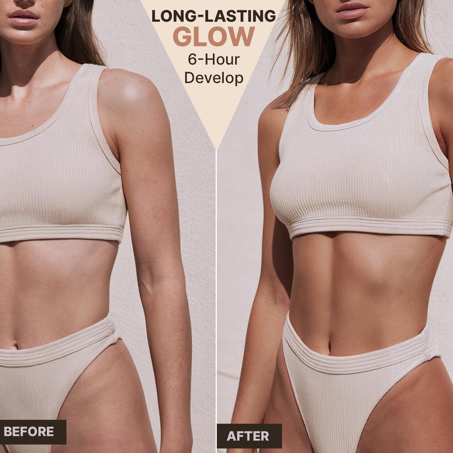 Self Tanner Mousse for Dark Tan – Natural & Organic Sunless Tanning Foam, Clear, Non-Toxic, Streak-Free, USA Made for a Deep, Natural Glow