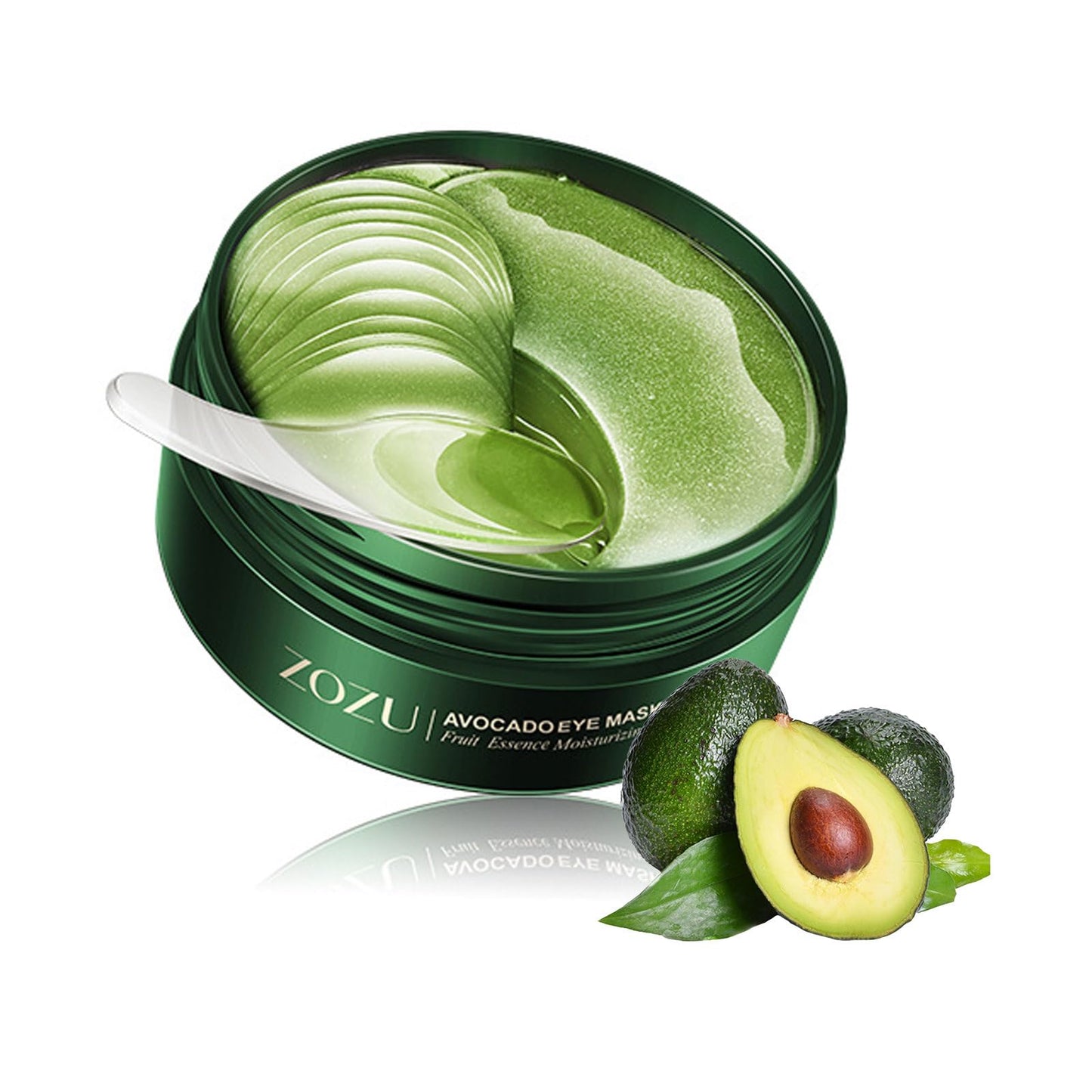 Avocado Eye Mask 60 Pcs – Under Eye Patches for Dark Circles & Puffiness, Moisturizing, Nourishing, Hydrating Eye Treatment