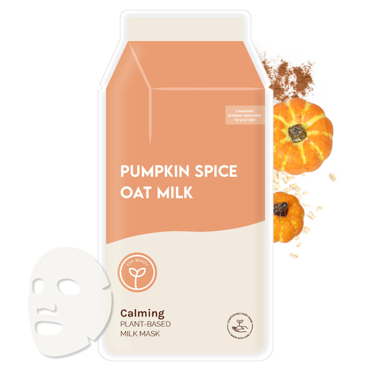 ESW Beauty Pumpkin Spice Oat Milk Face Mask – Calming Plant-Based Skincare for Dry, Sensitive Skin, Soothes & Fights Breakouts