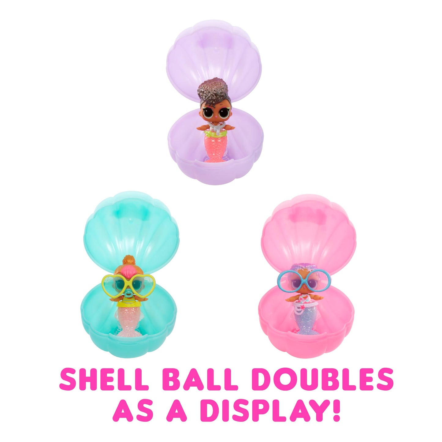 LOL Surprise Mermaids Baby Sisters with Color Change Tail, 8 Dolls to Collect, Fashion Accessories, Great Gift for Kids Ages 4+