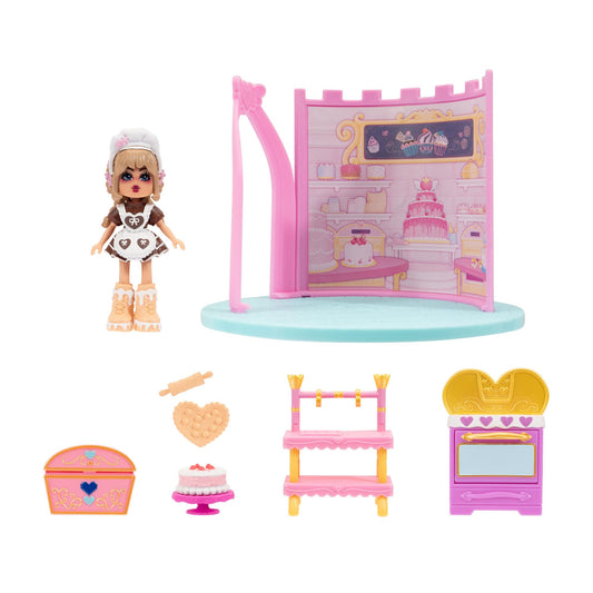 Royale High Baking Class Playset - 1 Doll, 6 Accessories - Fits Inside Castle Playset - Virtual Item Code Included - Ages 5+