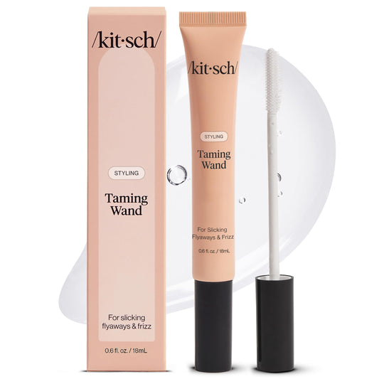 Kitsch Flyaway Hair Stick with Biotin, Aloe & Vitamin E – Clear Serum-Like Gel Taming Wand for Baby Hairs & Frizz Control – Lightweight 18ml