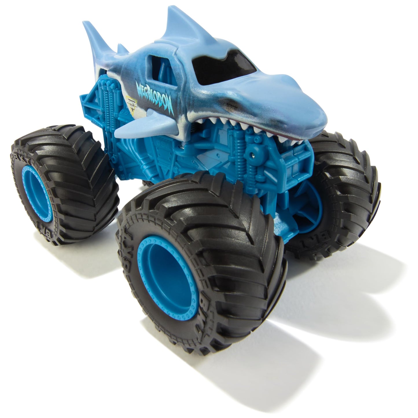 Monster Jam 2-Pack Monster Trucks – Megalodon & El Toro Loco, 1:64 Die-Cast, Repairable, Kids Toys for Ages 3+