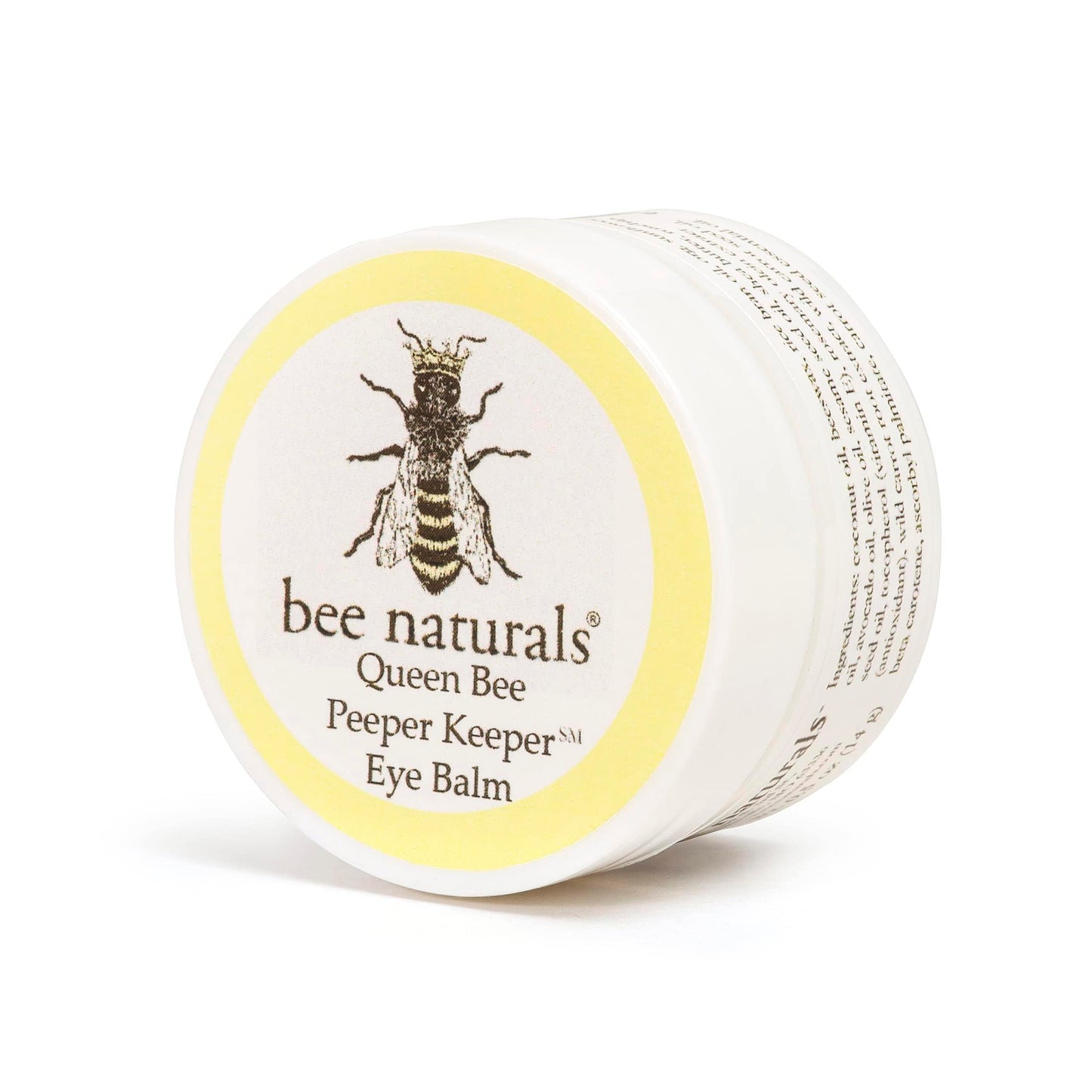 Bee Naturals Queen Bee Eye Balm – Vitamin E & 10 Oils, Reduces Crow’s Feet, Wrinkles & Fine Lines, Moisturizing Skincare