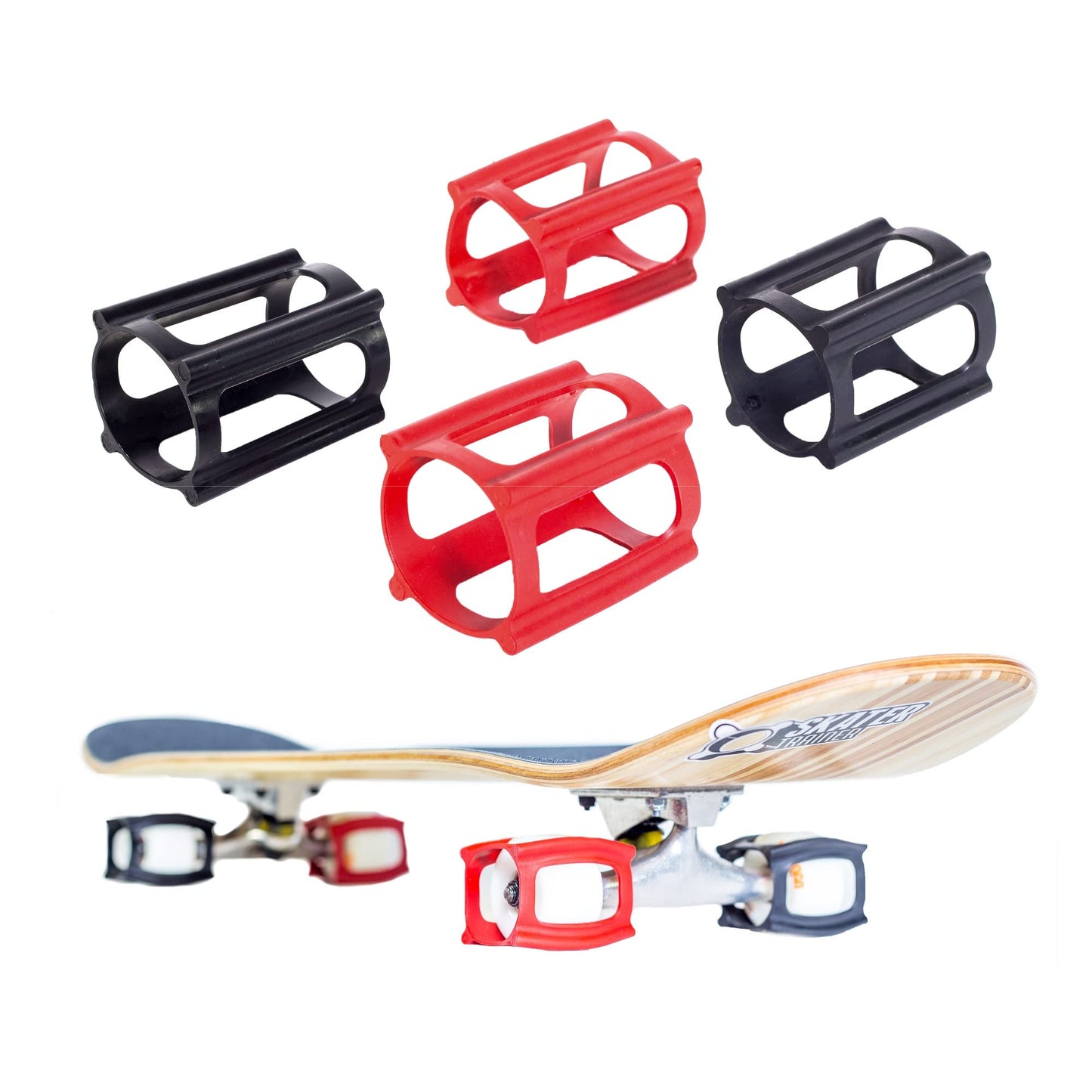 Skater Trainers for Kids 8-12 - Learn Ollies, Kickflips & Tricks Faster - Skateboarding Accessories, Stocking Stuffers, Fits All Wheels