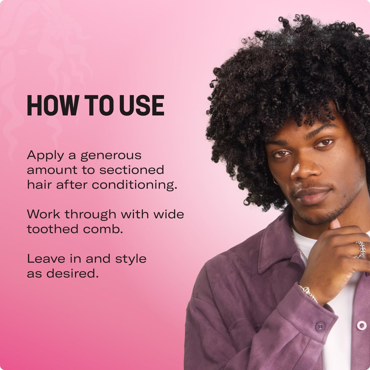 Mielle Organics Pomegranate & Honey Leave-In Conditioner for Curly Hair, Moisturizing Detangler to Repair Damage, Prevent Frizz & Boost Shine, 12 Fl Oz