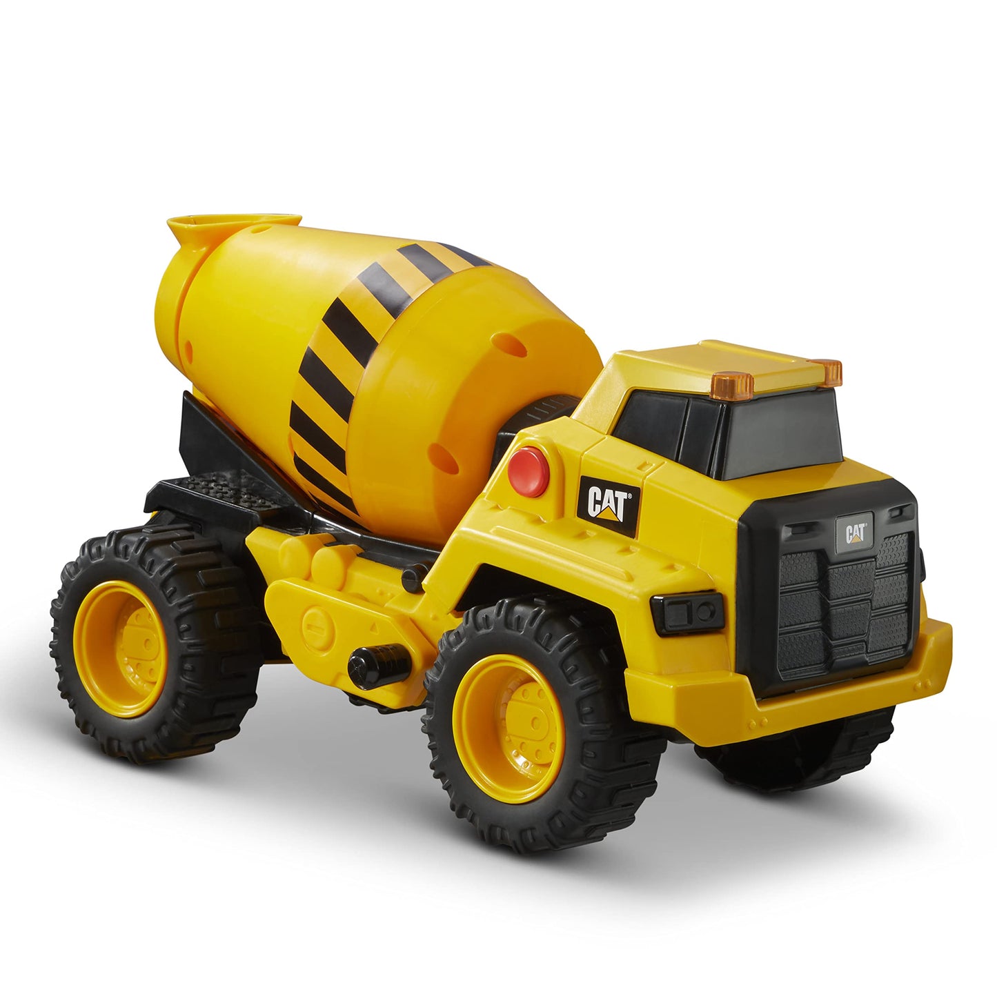 CAT Construction Toys, 11.5" Power Haulers Cement Mixer with Lights, Sounds, Motion Drive Technology & Working Features for Kids Ages 3+