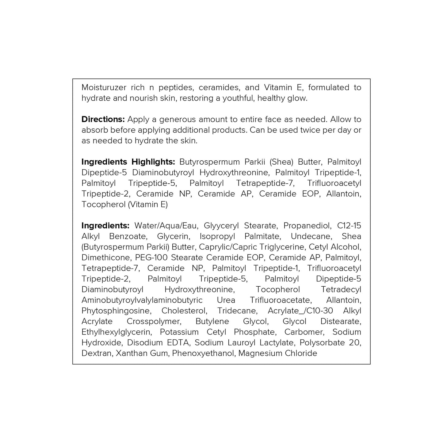 DRMTLGY Peptide Night Cream Face Moisturizer. Fragrance Free and Oil Free Hydrating Facial Moisturizer for All Skin Types. 2.1 oz