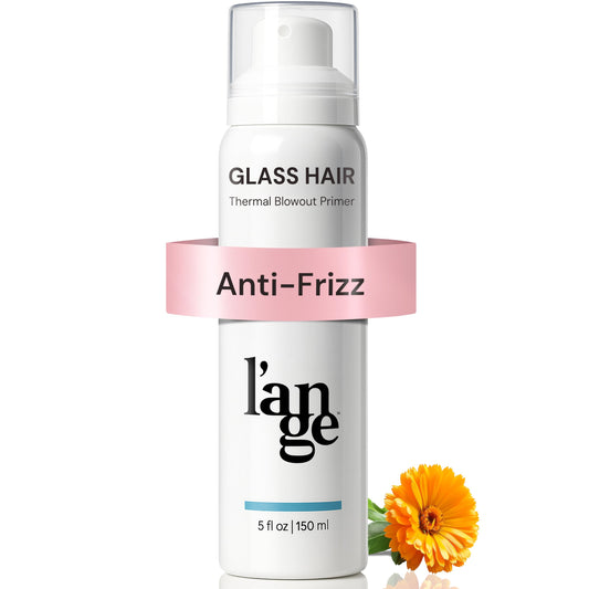 L'ANGE HAIR Glass Hair Thermal Blowout Primer | Heat Protectant Spray for Smooth, Frizz-Free Shine | Styling Mist for All Hair Types, 5 fl oz