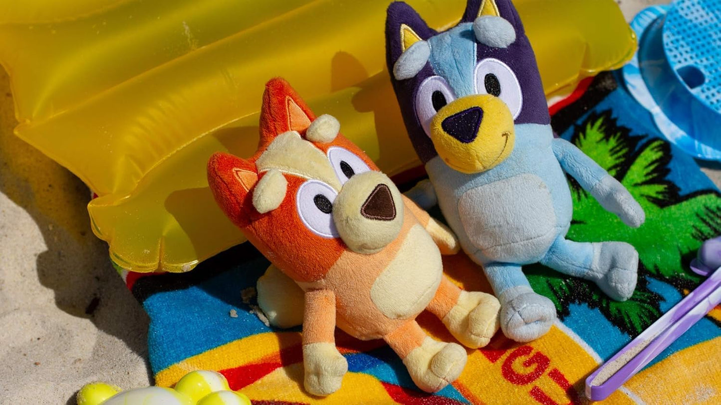 Bluey Bingo Plush Toys Bundle – Exclusive 2-Pack Soft Toys, Deluxe Fabric, Embroidered Detail, Plush Characters for Show Time or Story Time