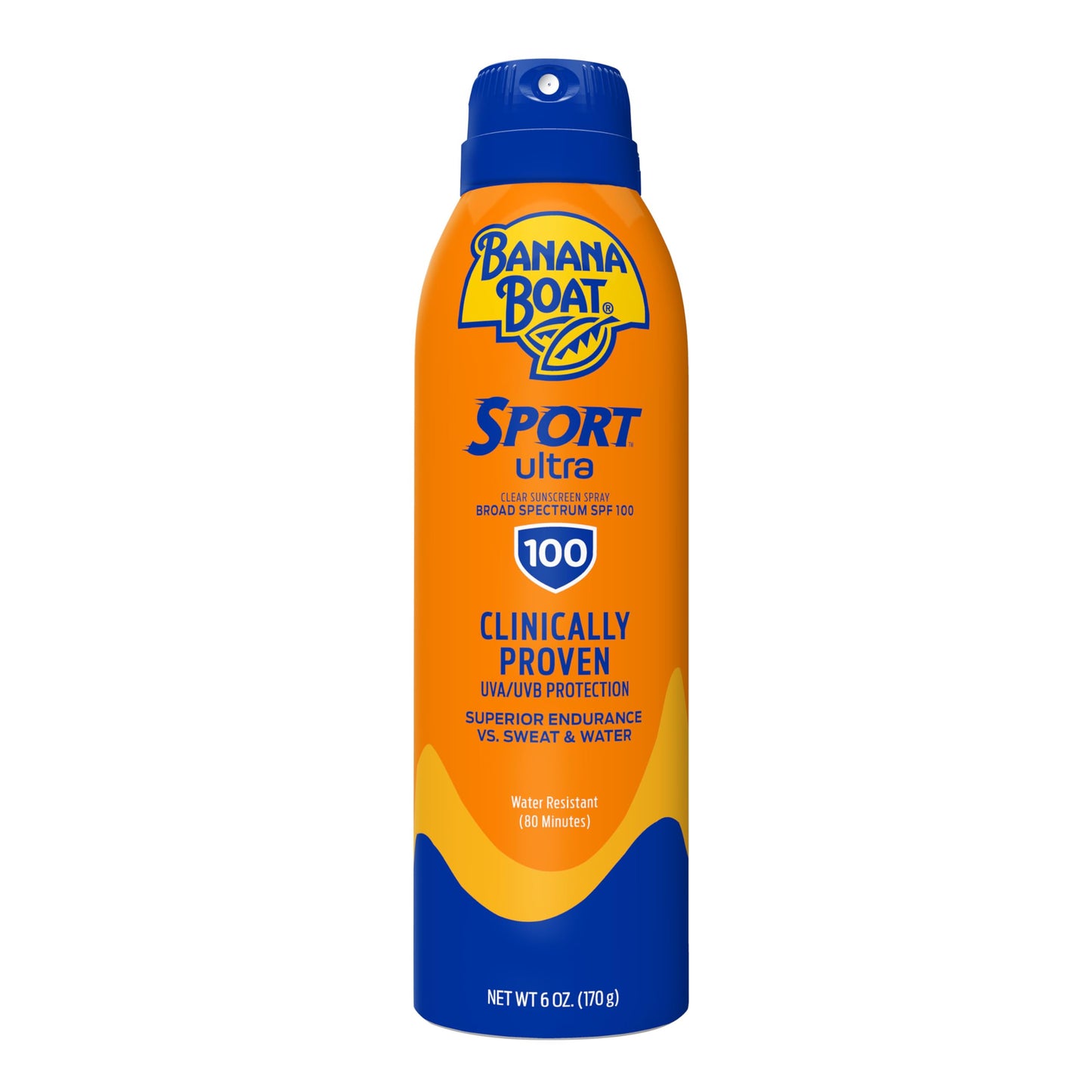 Banana Boat Sport Ultra SPF 100 Sunscreen Spray, 6oz – High SPF, Water Resistant, Sport Sun Protection