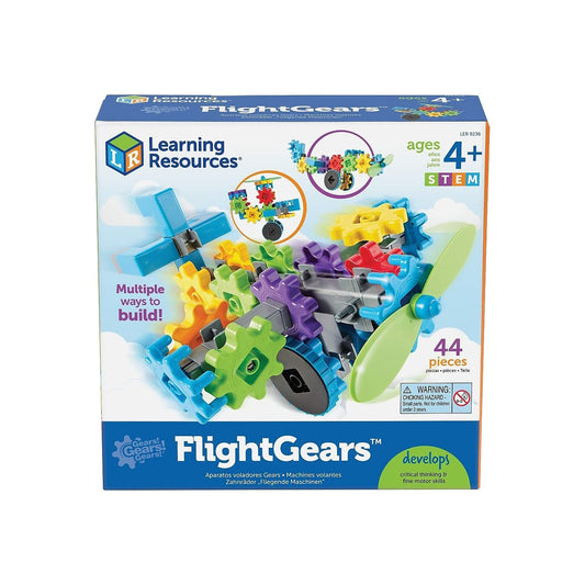 Learning Resources Gears! Gears! Gears! Flight Gears - 44 Pieces, Ages 4+ Gears Toy for Kids