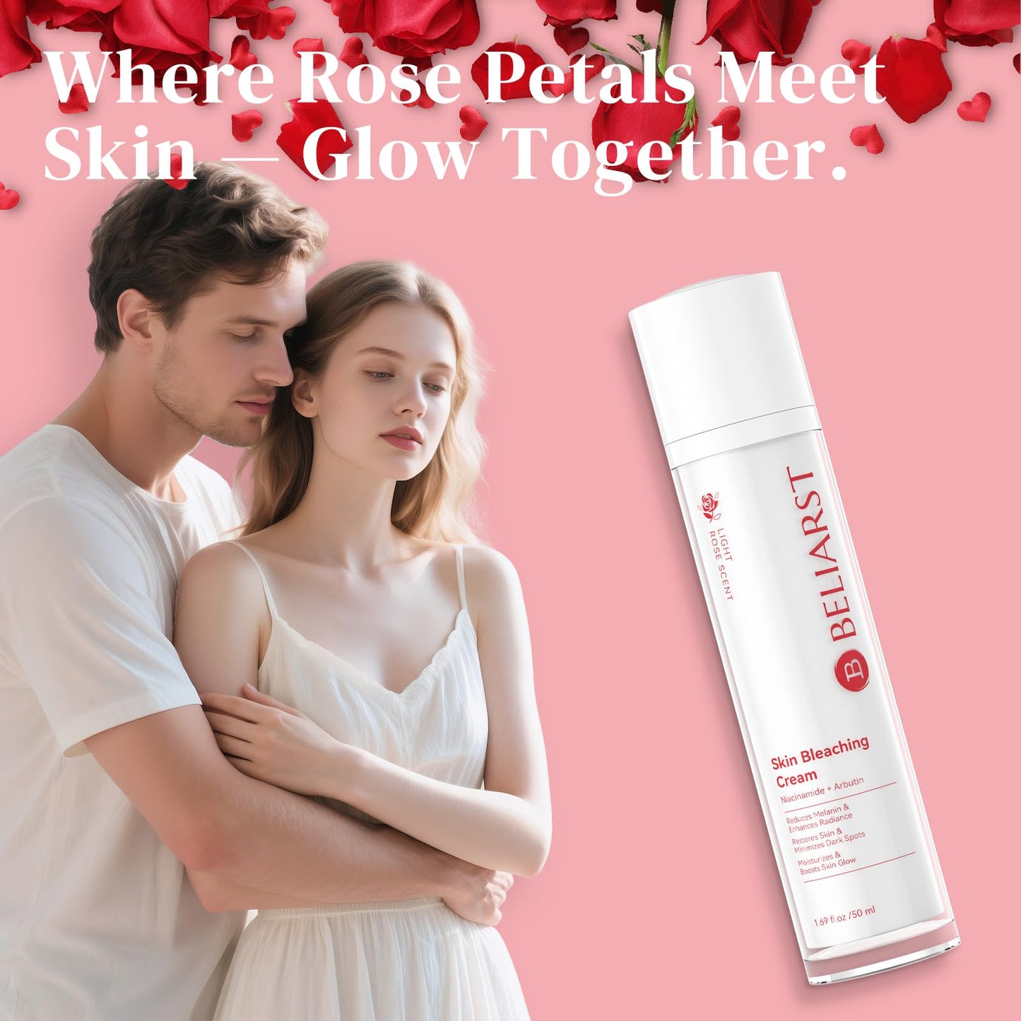 Underarm Lightening Cream – Skin Brightening for Armpits, Inner Thighs, Elbows, Knees & Intimate Areas, 1.69 fl. oz