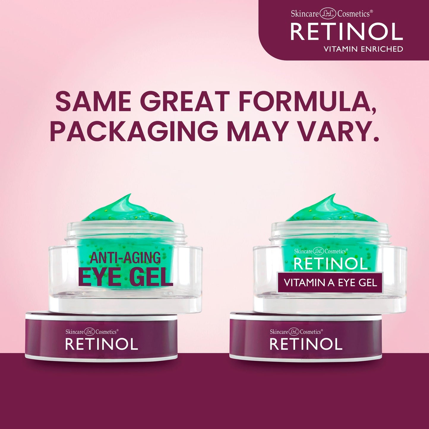 LIVAURA Retinol Vitamin A Eye Gel – Anti-Wrinkle & Dark Circle Treatment, Micro-Bead Retinol Boost Restores Eye Tone & Elasticity