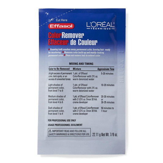 L'OREAL TECHNIQUE Quick Blue Hair Lightener Powder – Extra Strength, No Drip Formula, Lifts Up to 7 Levels, Single Use, 0.8 Oz