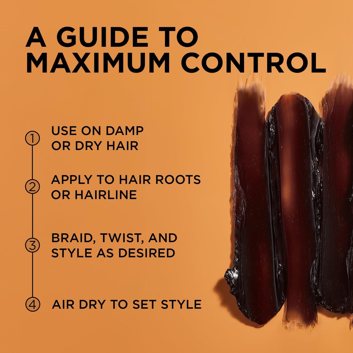 African Pride Black Castor Miracle Extra Hold Braid, Loc & Twist Gel | Extreme Hold Hair Gel for Braids & Edges | No Flake, Tames Frizz, 8oz