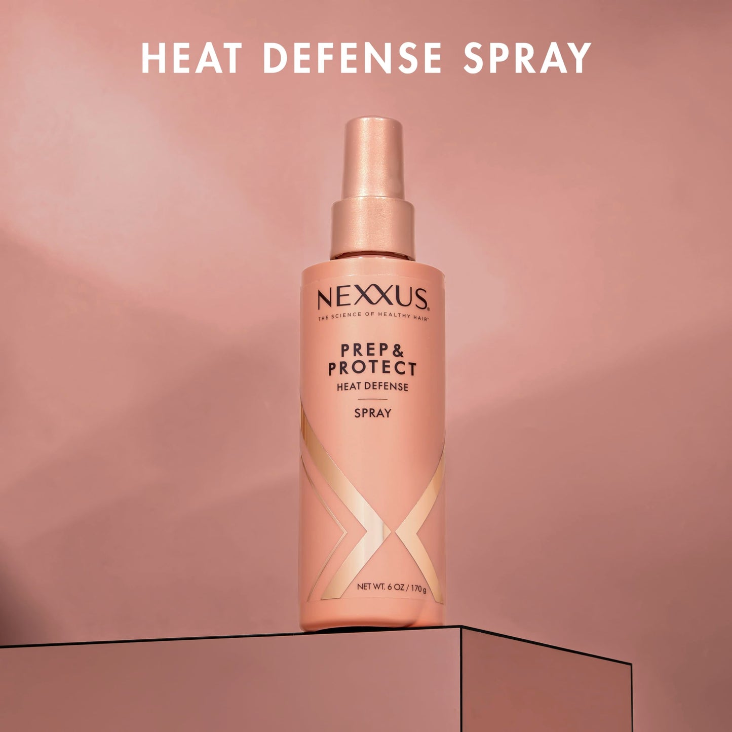 Nexxus Heat Defense Spray Prep & Protect for 450 degree heat protection, with StyleProtect Technology 6 oz