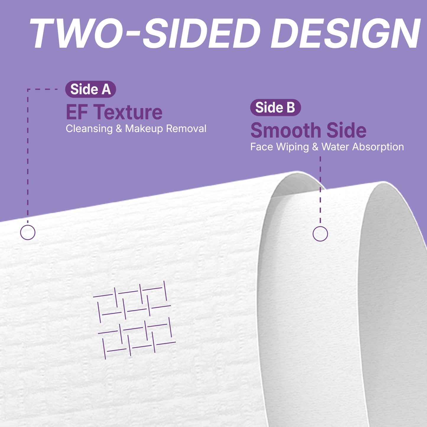 Serenorch Disposable Face Towels, 10" x 12", Ultra Thick Face Towelettes for Sensitive Skin, Extra Soft Makeup Remover Dry Wipes, 50 Count