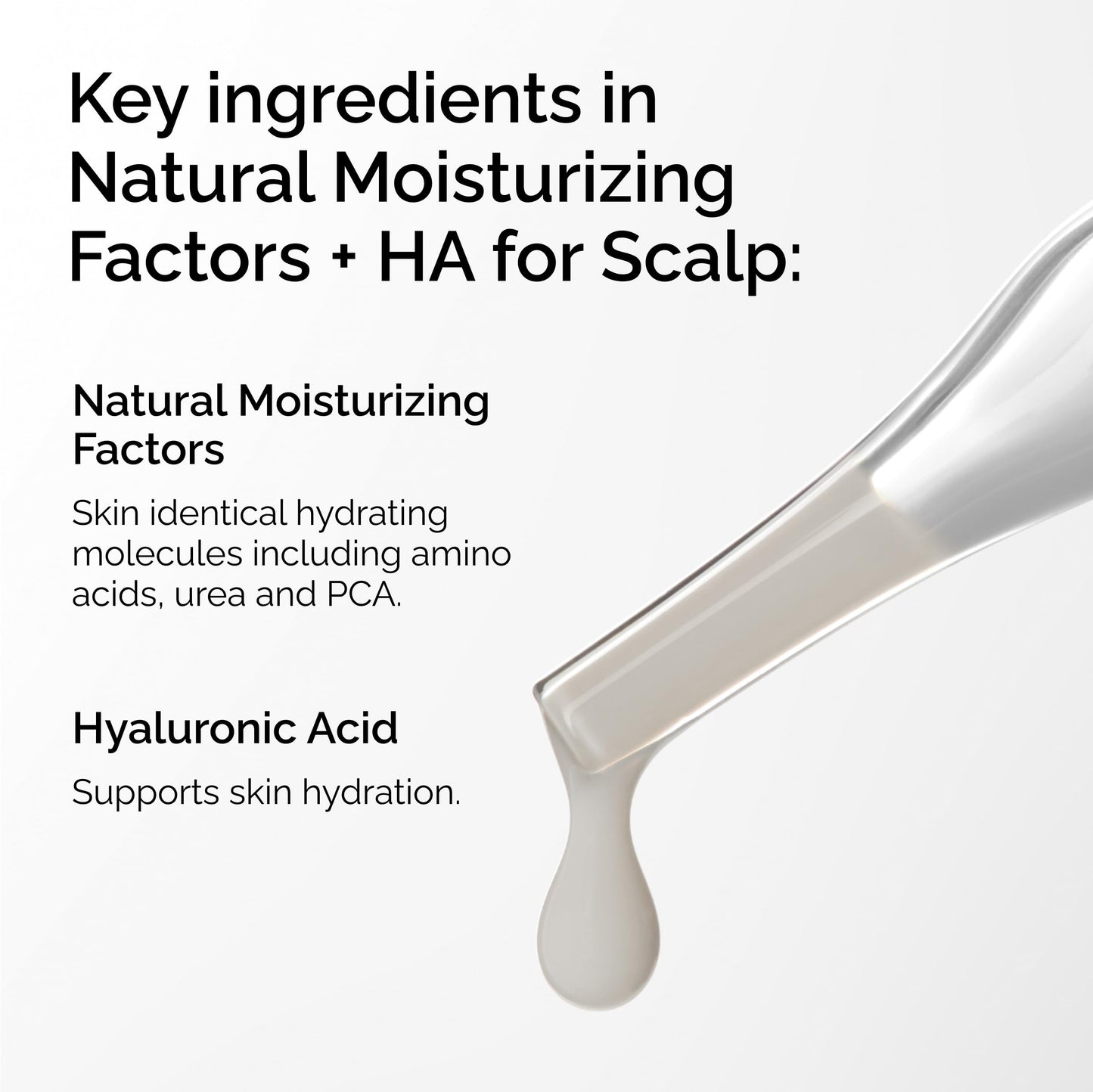 The Ordinary Hair Care Natural Moisturizing Factors + Hyaluronic Acid, Lightweight Hydrating Scalp Serum with Hyaluronic Acid and Squalane, 2 Fl Oz