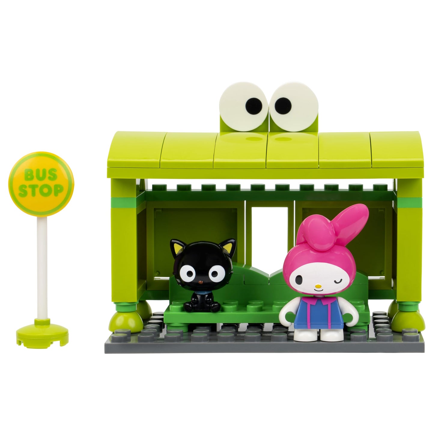 BLDR Hello Kitty and Friends, Badtz-Maru’s Bowling Alley Building Set - Hello Kitty, Keroppi, Badtz-Maru, My Melody, & Chococat Minifigures - 8+, 0132
