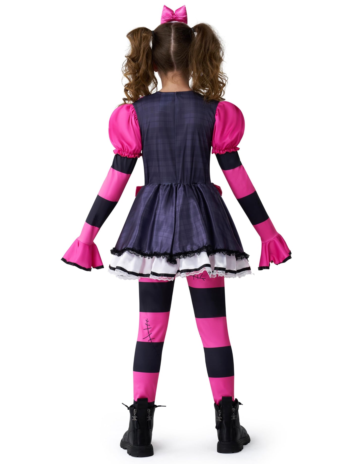 Spooktacular Creations Halloween Creepy Scary Doll Costume for Girls, Halloween Costume Set for Kids, Girls Spooky Doll Outfit