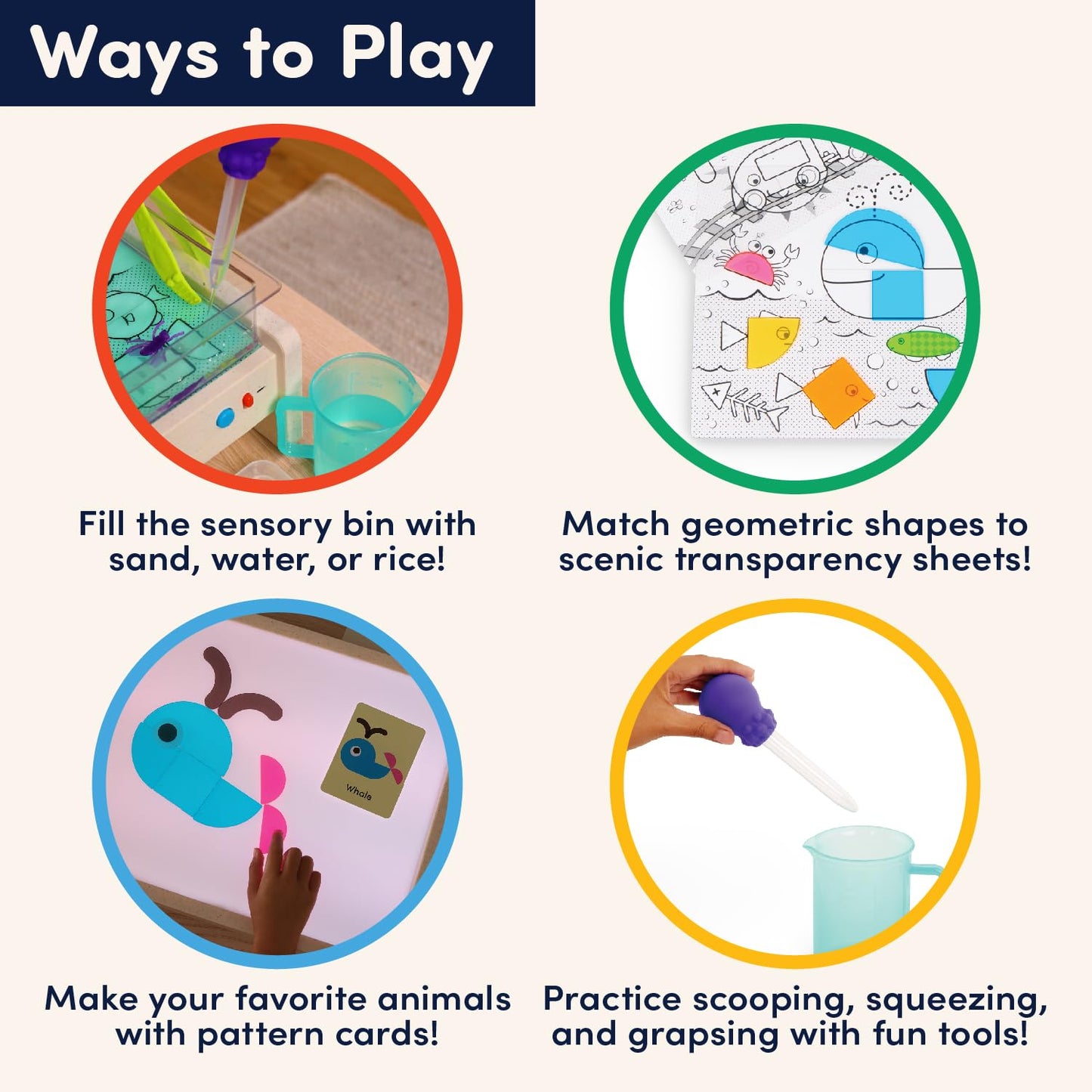 Battat Education Tracing Light Box for Kids – Sensory Light-Up Board with Double-Sided Tracing Cards – Educational Toy for Toddlers