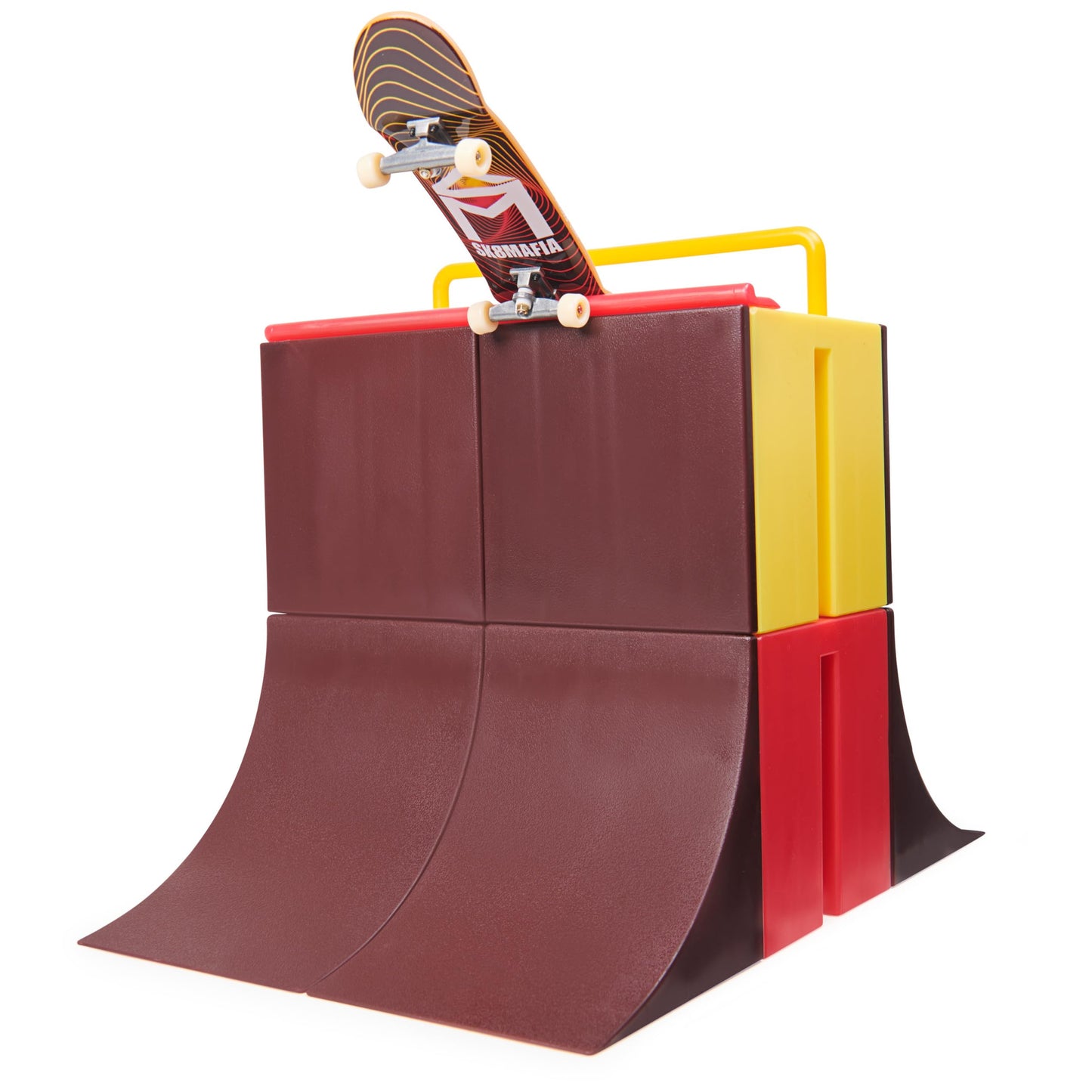 TECH DECK Vert Wall 2.0 X-Connect Park Creator Ramp Set with Exclusive Fingerboard, Customizable & Buildable Toy for Kids 6+