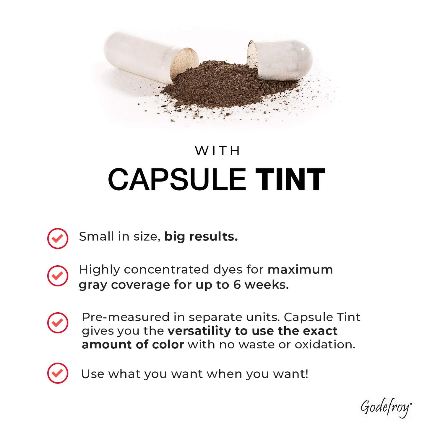 Professional Root Touch Up Hair Coloring Kit, Dark Brown, 4 applications