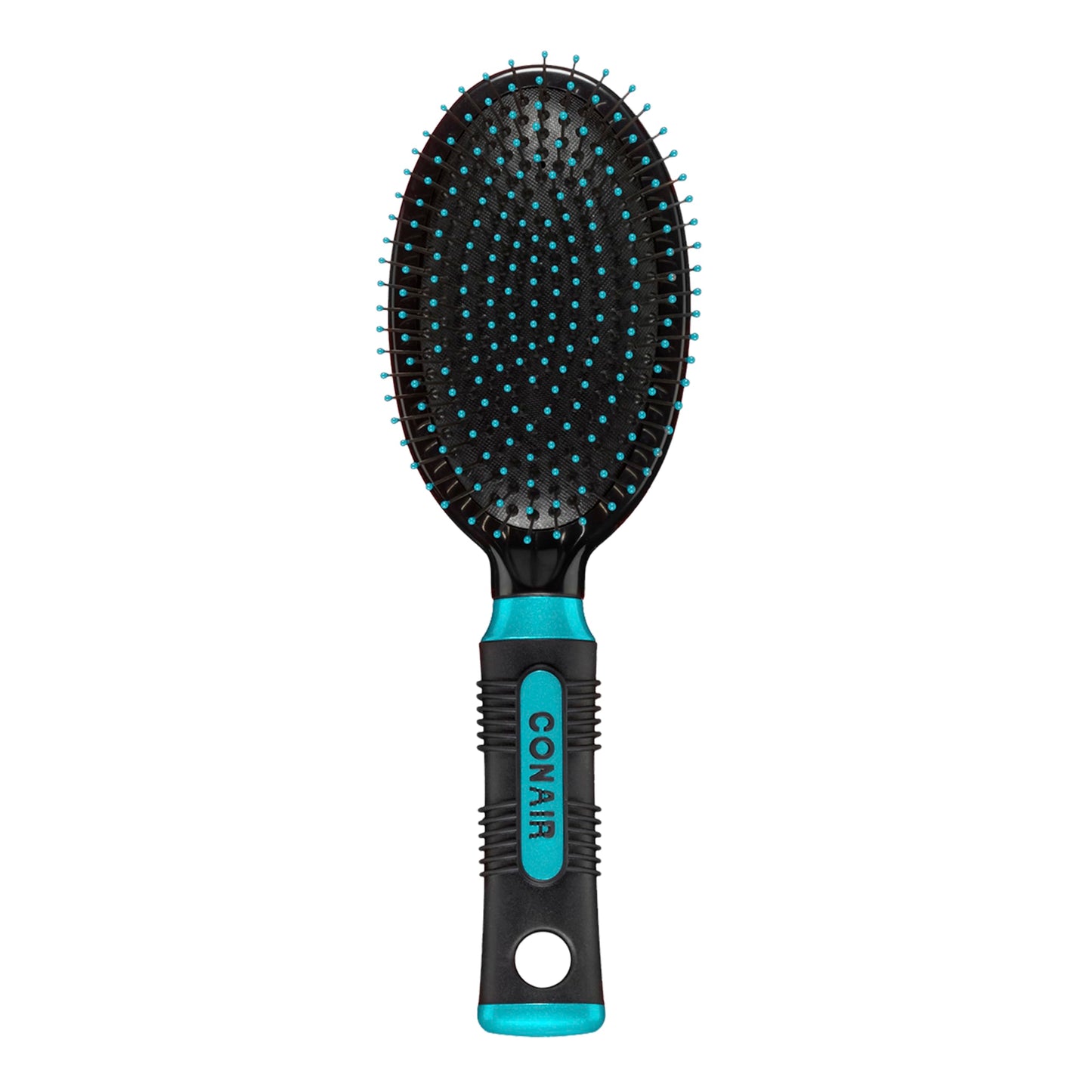 Conair Salon Results Hair Brush, Detangling Hair Brush for Men and Women, For All Hair Types, Metal Bristles and Cushion Base